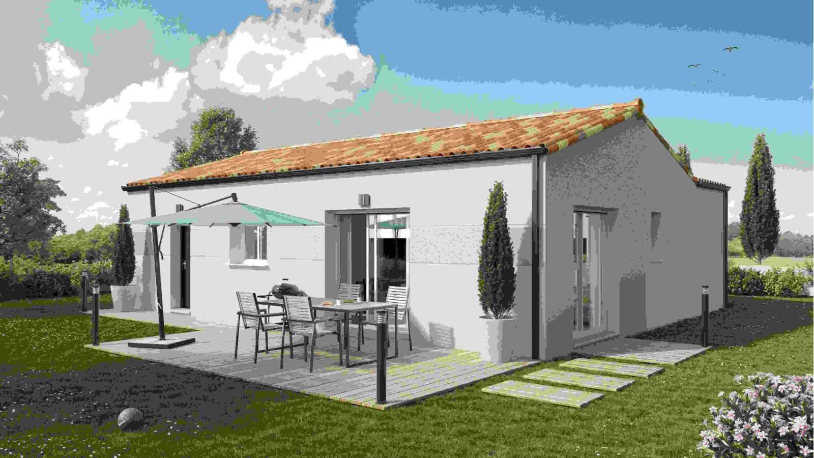 Maison neuve à Aubigny-Les Clouzeaux avec 2 chambres sur terrain de 465m2 / image 3