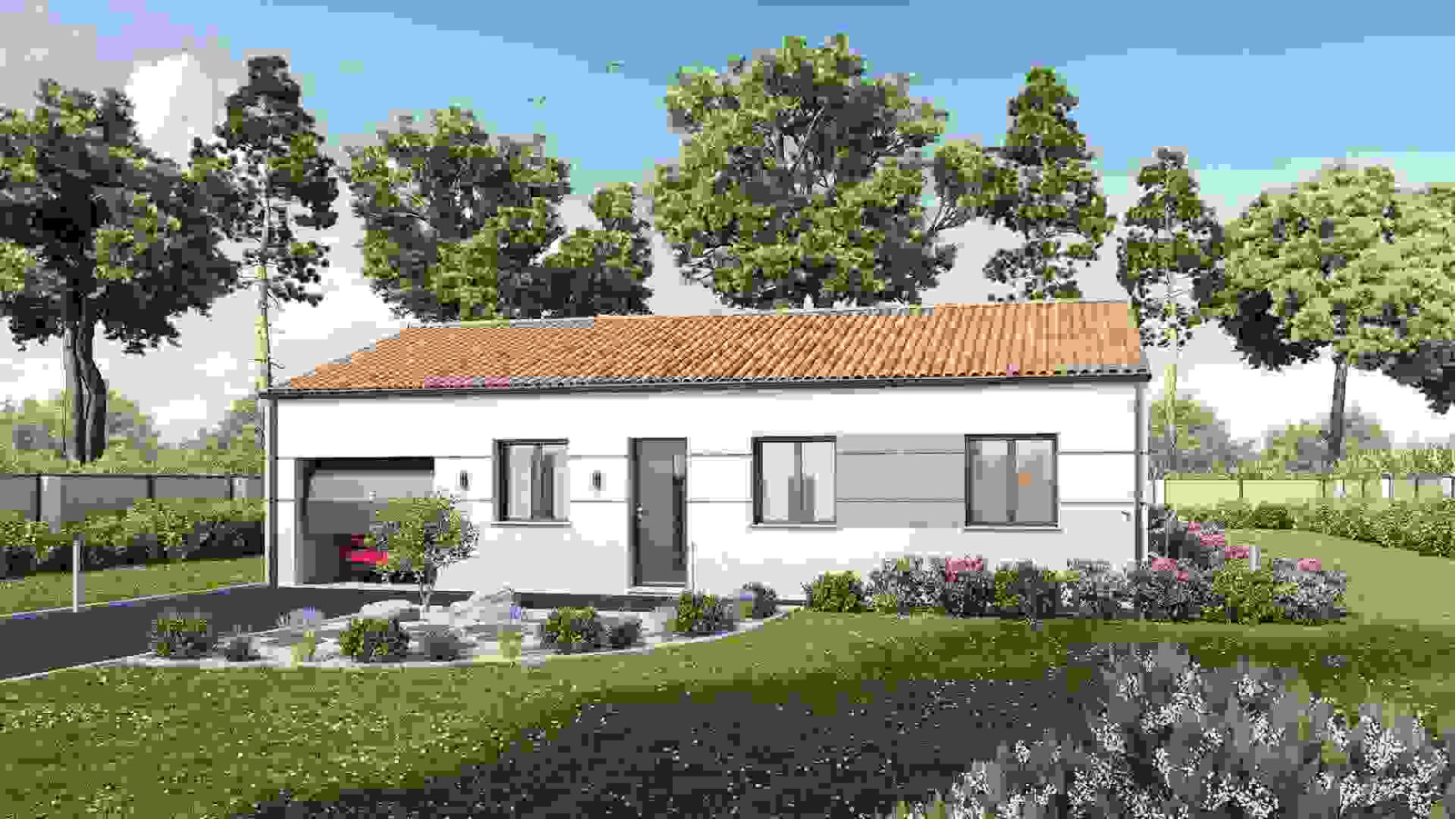 Maison neuve à Aubigny-Les Clouzeaux avec 3 chambres sur terrain de 342m2 / image 3