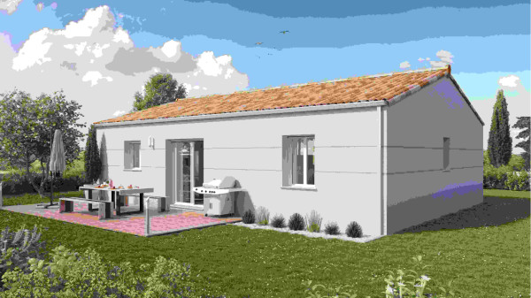 Maison neuve à La Jonchère avec 2 chambres sur terrain de 358m2 - image 2