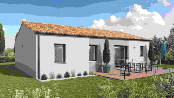 Maison neuve à La Jonchère avec 3 chambres sur terrain de 426m2 - image 2