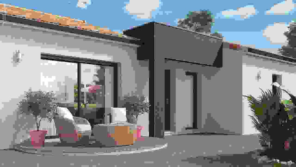 Maison neuve à Aubigny-Les Clouzeaux avec 3 chambres sur terrain de 342m2 - image 3
