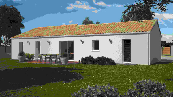 Maison neuve à Aubigny-Les Clouzeaux avec 4 chambres sur terrain de 342m2 - image 2