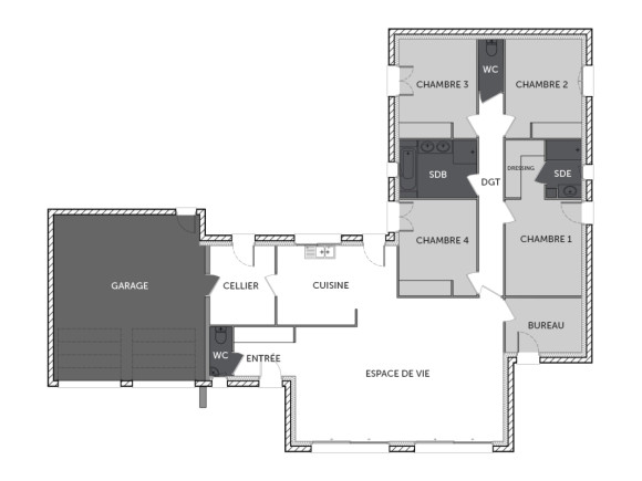 Plan (maison 135)