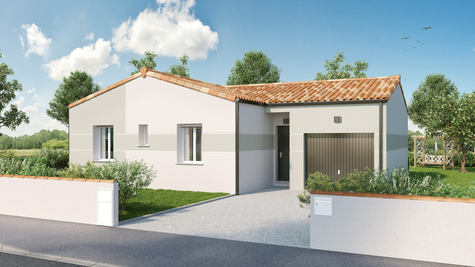 Maison neuve à Aubigny-Les Clouzeaux avec 2 chambres sur terrain de 465m2 / image 2