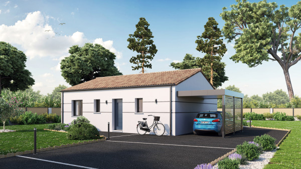 Maison neuve à Angles avec 2 chambres sur terrain de 281m2 - image 1