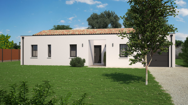Maison neuve à Challans avec 4 chambres sur terrain de 593m2 - image 1