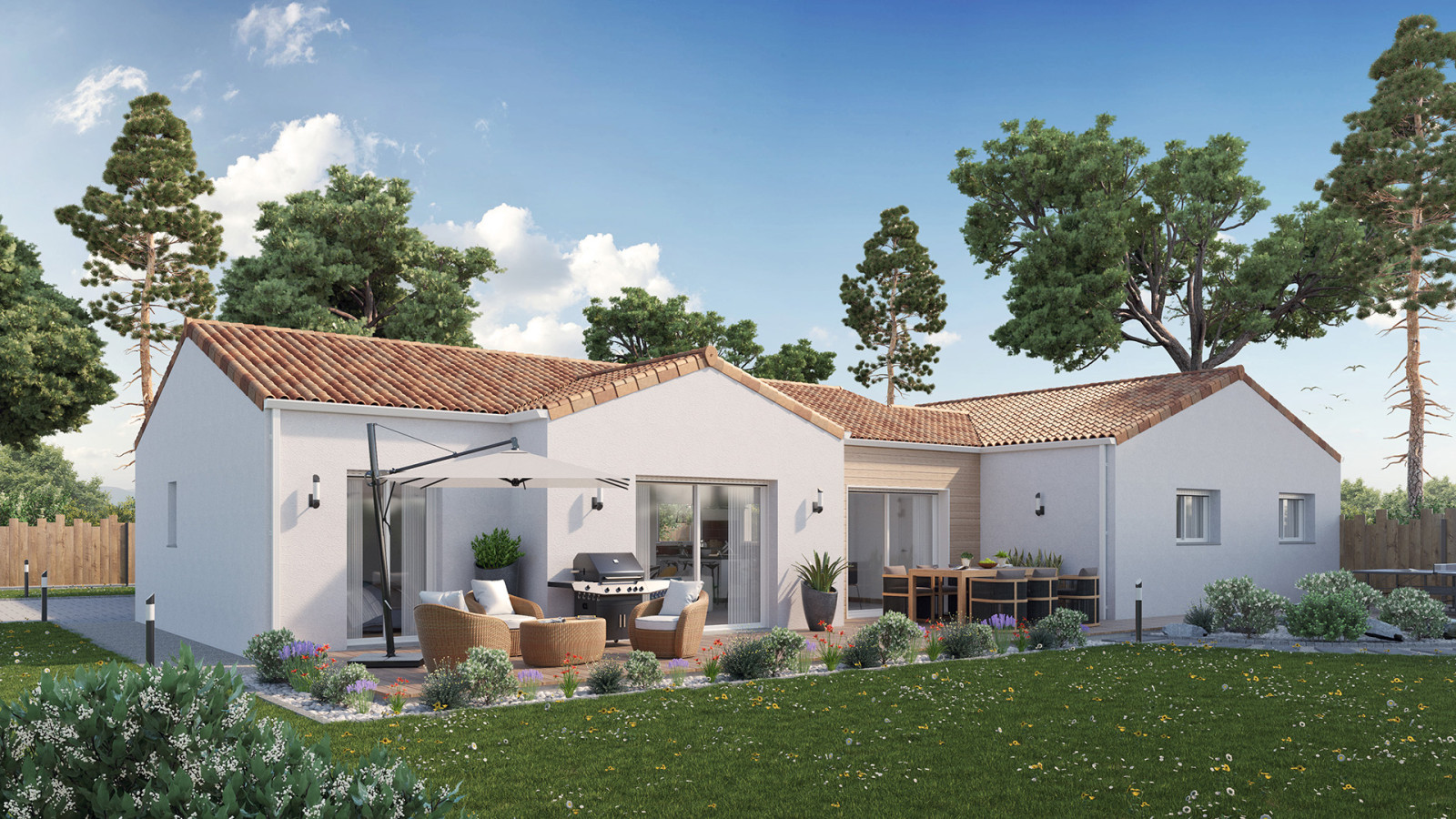 Maison neuve à La Jonchère avec 4 chambres sur terrain de 426m2 / image 2