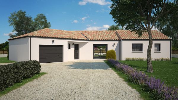 Maison neuve à Avrillé avec 3 chambres sur terrain de 581m2 - image 1